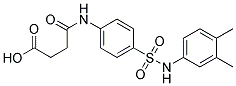 N-[4-(3,4-DIMETHYL-PHENYLSULFAMOYL)-PHENYL]-SUCCINAMIC ACID Struktur