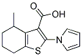 4-METHYL-2-(1H-PYRROL-1-YL)-4,5,6,7-TETRAHYDRO-1-BENZOTHIOPHENE-3-CARBOXYLIC ACID Struktur