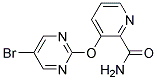 3-[(5-BROMOPYRIMIDIN-2-YL)OXY]PYRIDINE-2-CARBOXAMIDE Struktur