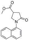 METHYL 1-(1-NAPHTHYL)-5-OXOPYRROLIDINE-3-CARBOXYLATE Struktur