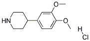 4-(3,4-DIMETHOXYPHENYL)PIPERIDINE HYDROCHLORIDE Struktur