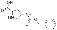 (2S,4S)-4-CBZ-AMINO PYRROLIDINE-2-CARBOXYLIC ACID Struktur