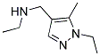 ETHYL-(1-ETHYL-5-METHYL-1H-PYRAZOL-4-YLMETHYL)-AMINE Struktur