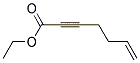 ETHYL 6-HEPTEN-2-YNOATE Struktur
