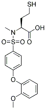 HOMOCYSTEINE, N-[[4-(2-METHOXYPHENOXY)PHENYL]SULFONYL]-S-METHYL- Struktur