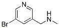 (5-BROMO-PYRIDIN-3-YLMETHYL)-METHYL-AMINE Struktur