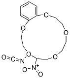 4'-ISOCYANATO-5'-NITROBENZO-15-CROWN-5 Struktur