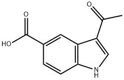 3-ACETYL-1H-INDOLE-5-CARBOXYLIC ACID Struktur