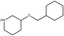 3-(CYCLOHEXYLMETHOXY)PIPERIDINE Struktur