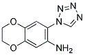 [7-(1H-TETRAZOL-1-YL)-2,3-DIHYDRO-1,4-BENZODIOXIN-6-YL]AMINE Struktur