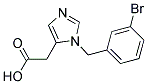 [3-(3-BROMO-BENZYL)-3H-IMIDAZOL-4-YL]-ACETIC ACID Struktur