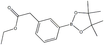 (3-ETHOXYCARBONYLMETHYLPHENYL)BORONIC ACID, PINACOL ESTER Struktur