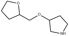 3-(TETRAHYDRO-2-FURANYLMETHOXY)PYRROLIDINE Struktur