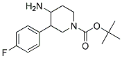 TERT-BUTYL 4-AMINO-3-(4-FLUOROPHENYL)PIPERIDINE-1-CARBOXYLATE Struktur