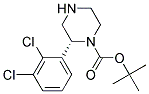 (R)-2-(2,3-DICHLORO-PHENYL)-PIPERAZINE-1-CARBOXYLIC ACID TERT-BUTYL ESTER Struktur