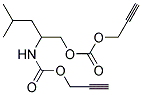 CARBONIC ACID 4-METHYL-2-PROP-2-YNYL-OXYCARBONYLAMINO-PENTYL ESTER PROP-2-YNYL ESTER Struktur