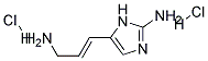 5-(3-AMINOPROPENYL)-1H-IMIDAZOL-2-YLAMINE DIHYDROCHLORIDE Struktur