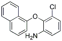 3-CHLORO-2-(1-NAPHTHYLOXY)ANILINE Struktur