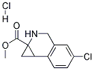 METHYL 5-CHLORO-1A,2,3,7B-TETRAHYDRO-1H-CYCLOPROPA[C]ISOQUINOLINE-1A-CARBOXYLATE HYDROCHLORIDE Struktur