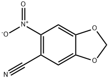 6-NITRO-1,3-BENZODIOXOLE-5-CARBONITRILE Struktur