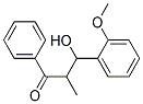 3-HYDROXY-3-(2-METHOXY-PHENYL)-2-METHYL-1-PHENYL-PROPAN-1-ONE Struktur