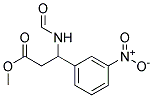 METHYL-3-FORMYLAMINO-3-(3-NITROPHENYL)PROPIONATE Struktur