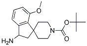 TERT-BUTYL 3-AMINO-7-METHOXY-2,3-DIHYDROSPIRO[INDENE-1,4'-PIPERIDINE]-1'-CARBOXYLATE Struktur