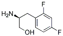 (S)-2-AMINO-3-(2,4-DIFLUORO-PHENYL)-PROPAN-1-OL Struktur