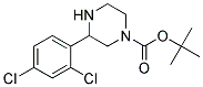 3-(2,4-DICHLORO-PHENYL)-PIPERAZINE-1-CARBOXYLIC ACID TERT-BUTYL ESTER Struktur