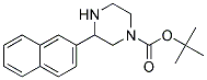 3-NAPHTHALEN-2-YL-PIPERAZINE-1-CARBOXYLIC ACID TERT-BUTYL ESTER Struktur