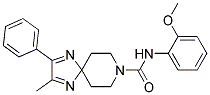 N-(2-METHOXYPHENYL)-2-METHYL-3-PHENYL-1,4,8-TRIAZASPIRO[4.5]DECA-1,3-DIENE-8-CARBOXAMIDE Struktur