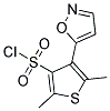 4-ISOXAZOL-5-YL-2,5-DIMETHYLTHIOPHENE-3-SULFONYL CHLORIDE Struktur