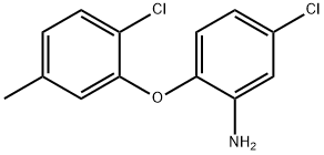 5-CHLORO-2-(2-CHLORO-5-METHYLPHENOXY)ANILINE Struktur