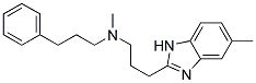 N-METHYL-3-(5-METHYL-1H-BENZIMIDAZOL-2-YL)-N-(3-PHENYLPROPYL)PROPAN-1-AMINE Struktur