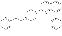 8-(4-METHYLPHENYL)-2-[4-(2-PYRIDIN-2-YLETHYL)PIPERAZIN-1-YL]QUINOLINE Struktur