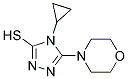 4-CYCLOPROPYL-5-MORPHOLIN-4-YL-4H-1,2,4-TRIAZOLE-3-THIOL Struktur