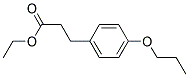 3-(4-PROPOXY-PHENYL)-PROPIONIC ACID ETHYL ESTER Struktur