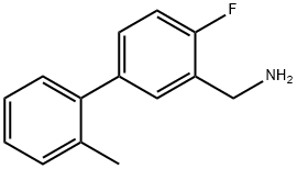 (4-FLUORO-2'-METHYL[1,1'-BIPHENYL]-3-YL)-METHANAMINE Struktur