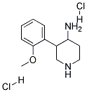 3-(2-METHOXYPHENYL)PIPERIDIN-4-AMINE DIHYDROCHLORIDE Struktur