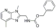 (3,7-DIMETHYL-3H-IMIDAZO[4,5-B]PYRIDIN-2-YLMETHYL)-CARBAMIC ACID BENZYL ESTER Struktur