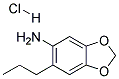 6-PROPYL-1,3-BENZODIOXOL-5-AMINE HYDROCHLORIDE Struktur