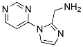 C-(1-PYRIMIDIN-4-YL-1H-IMIDAZOL-2-YL)-METHYLAMINE Struktur