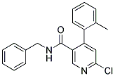 N-BENZYL-6-CHLORO-4-O-TOLYL-NICOTINAMIDE Struktur