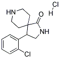 4-(2-CHLOROPHENYL)-2,8-DIAZASPIRO[4.5]DECAN-1-ONE HYDROCHLORIDE Struktur