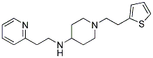 N-(2-PYRIDIN-2-YLETHYL)-1-[2-(2-THIENYL)ETHYL]PIPERIDIN-4-AMINE Struktur