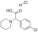 (4-CHLORO-PHENYL)-PIPERIDIN-1-YL-ACETIC ACID HYDROCHLORIDE Struktur