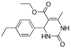 ETHYL 4-(4-ETHYLPHENYL)-6-METHYL-2-OXO-1,2,3,4-TETRAHYDROPYRIMIDINE-5-CARBOXYLATE Struktur