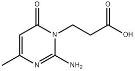 3-(2-AMINO-4-METHYL-6-OXO-6H-PYRIMIDIN-1-YL)-PROPIONIC ACID Struktur