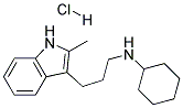 CYCLOHEXYL-[3-(2-METHYL-1H-INDOL-3-YL)-PROPYL]-AMINE HYDROCHLORIDE Struktur