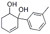 2-M-TOLYL-CYCLOHEX-3-ENE-1,2-DIOL Struktur